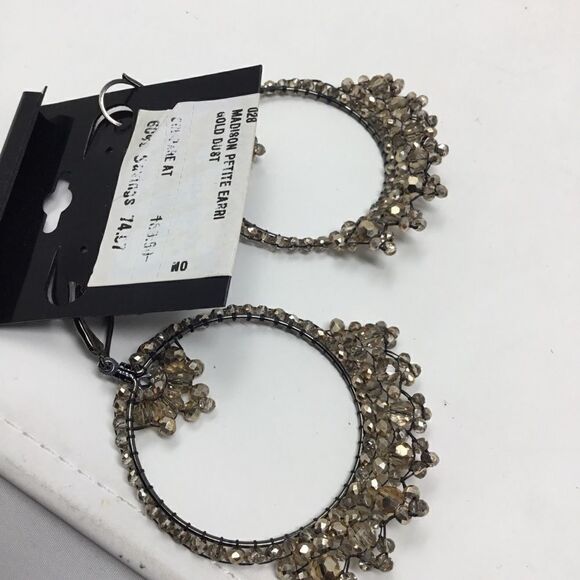 Millianna Madison Petite Beaded Frontal Hoops (G1) - Picture 4 of 5